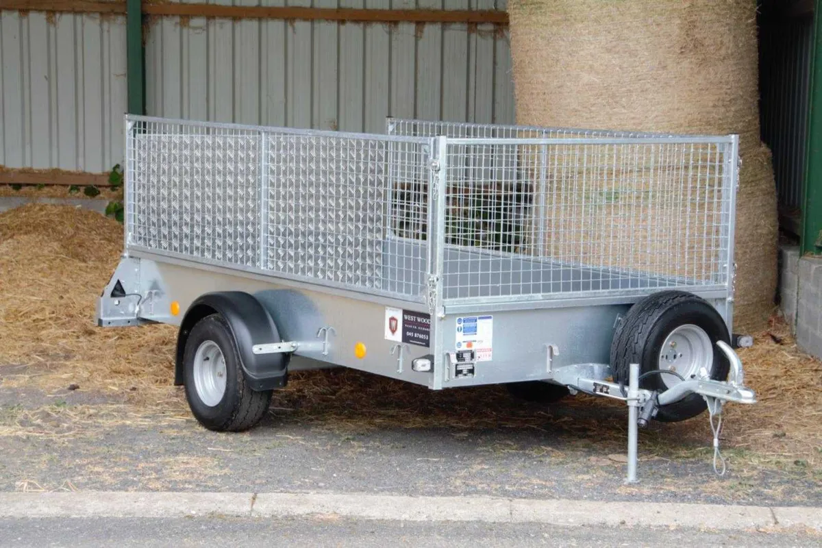 New P7e 7'3 x 4' Motor Bike Trailer Ifor Williams - Image 3