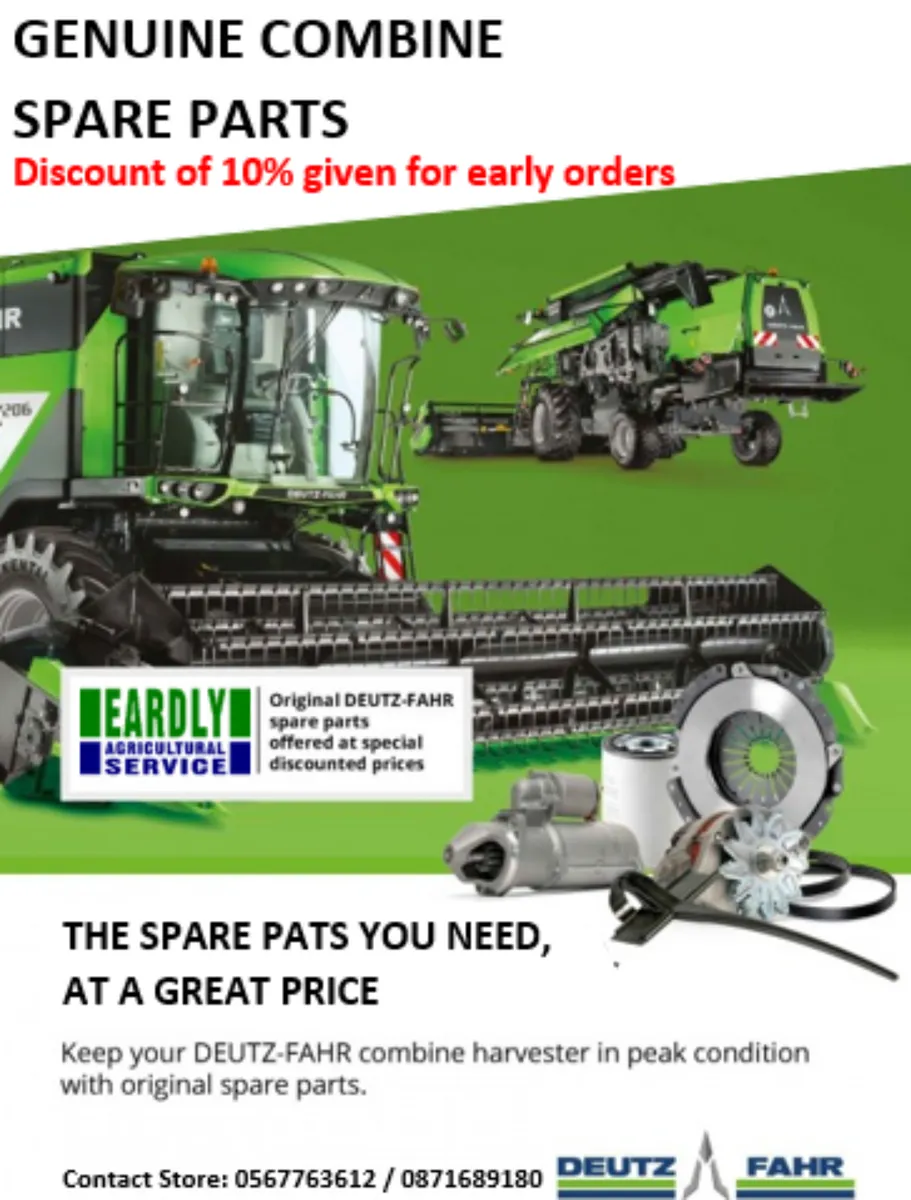 Cheap combine parts