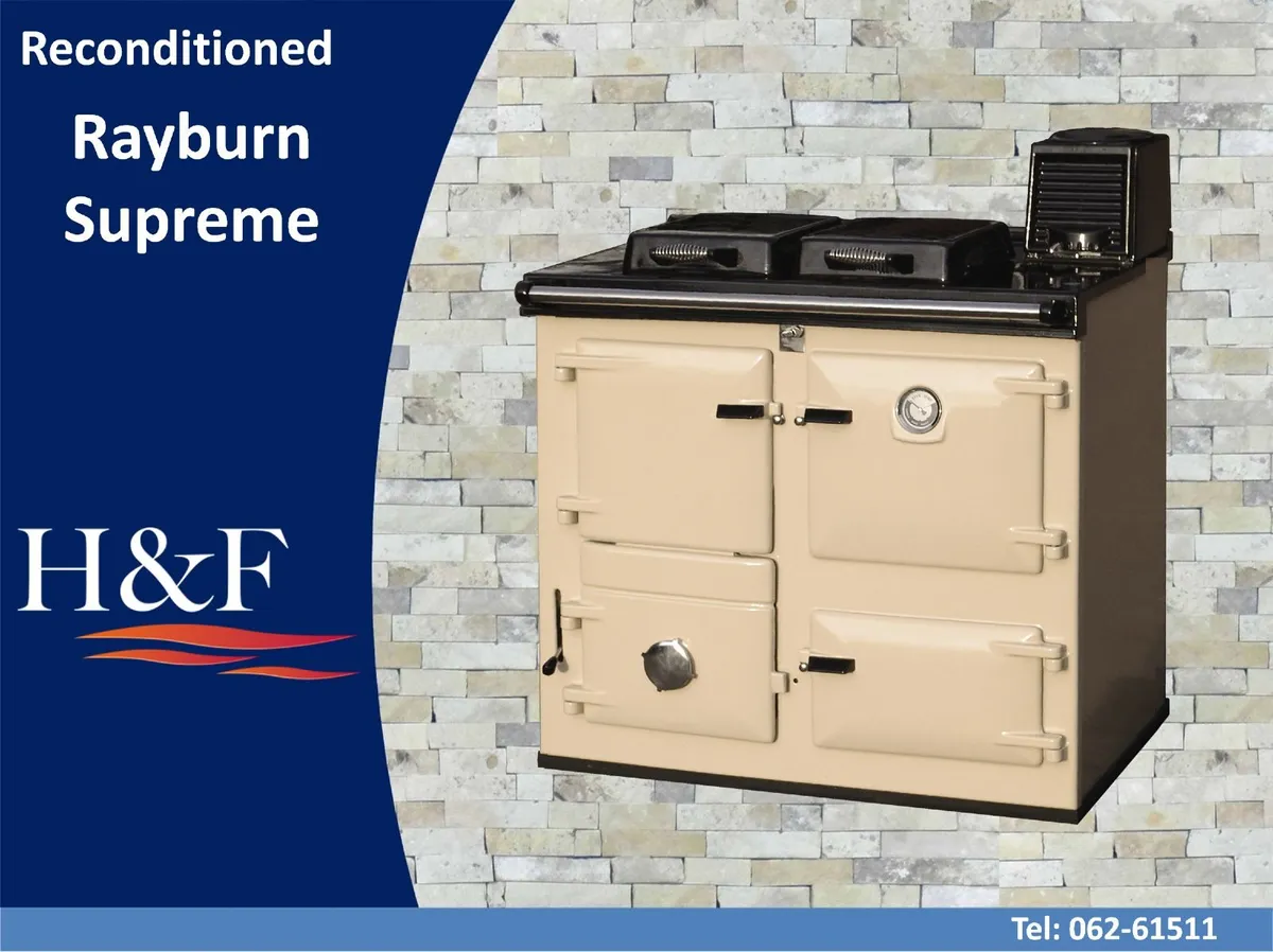 Rayburn 355 Supreme, solid fuel cooker - Image 1