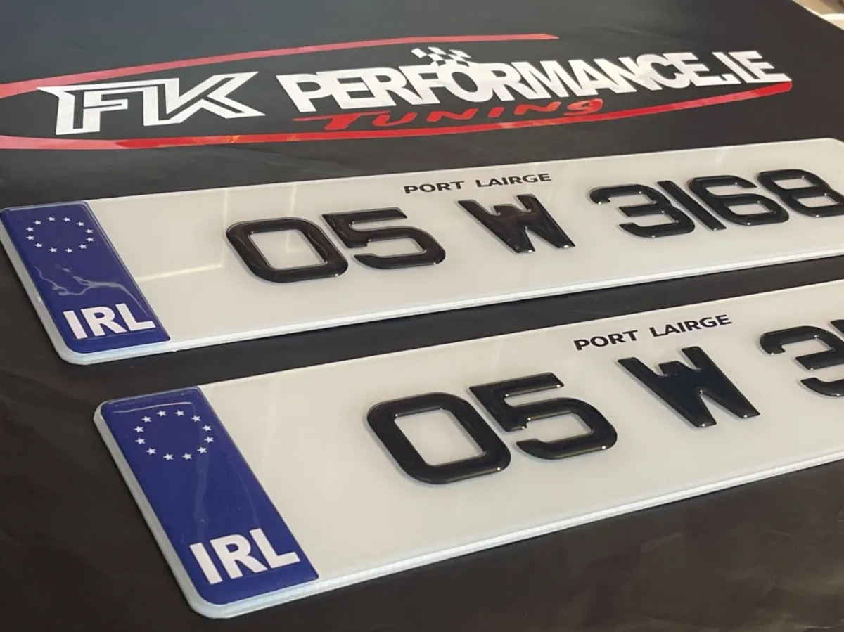 Gel number plates delivered only €49 - Image 2