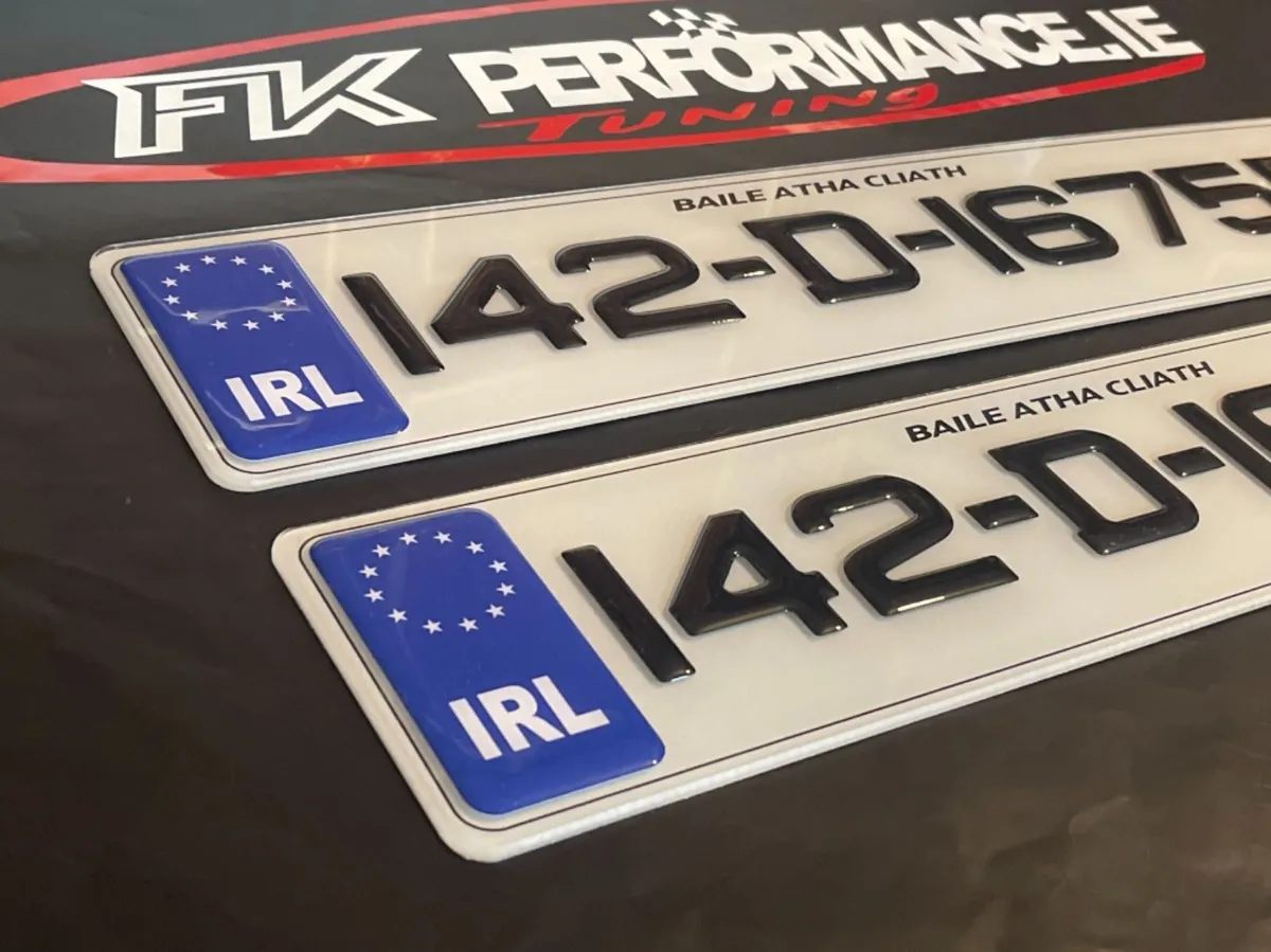 Gel number plates delivered only €49 - Image 3