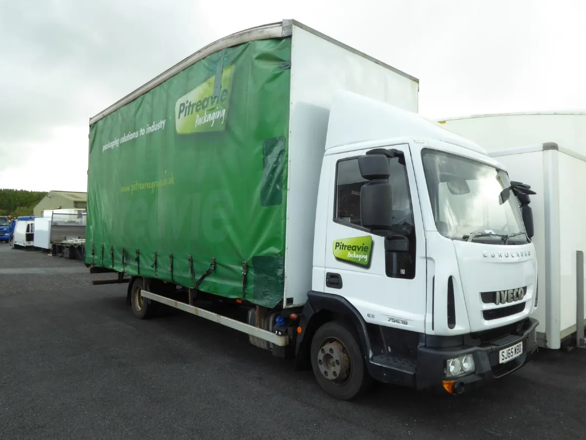2015 Iveco 75E190 with Packaging body 23ft6"x 10ft