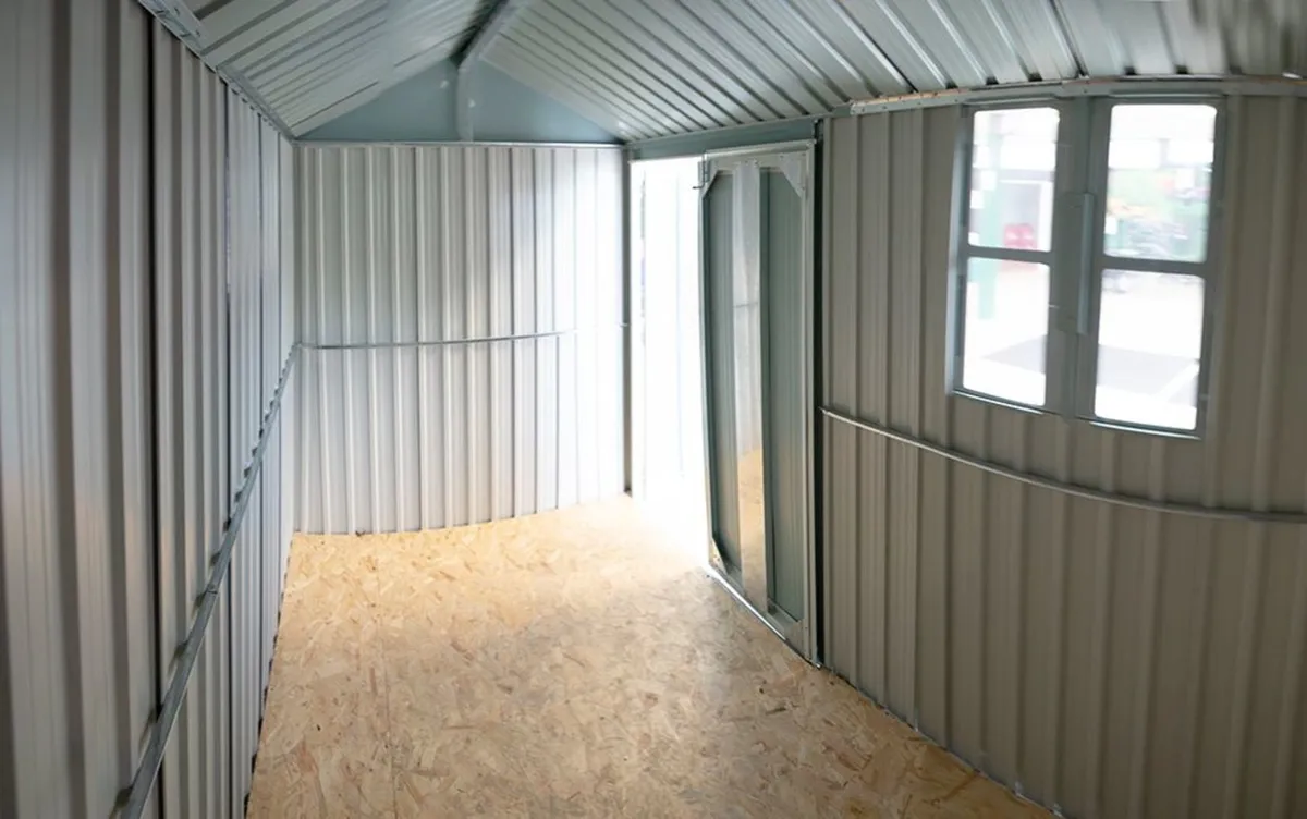 8ft x 6ft Steel Cottage Shed - Image 3