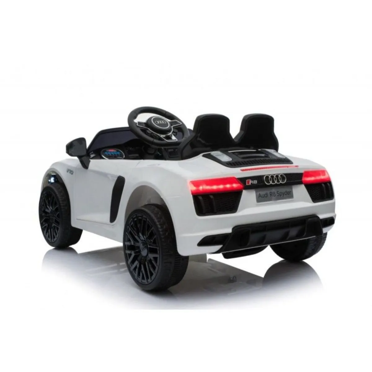 Licensed Audi R8 Spyder 12V Electric Ride On Car (White) - Image 2