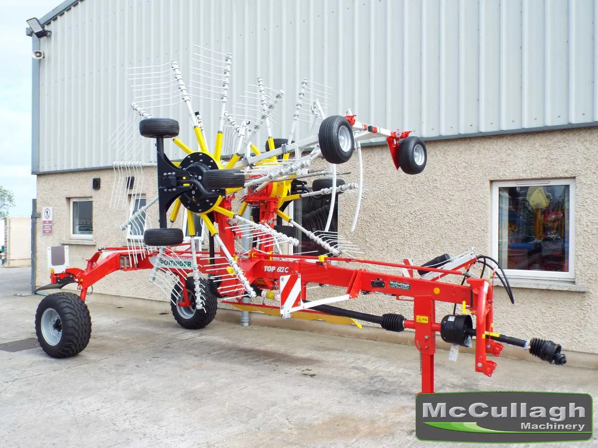 New Pottinger 612 6m Twin Rotor Rake