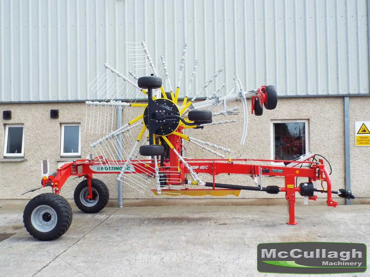 New Pottinger 612 6m Twin Rotor Rake - Image 2