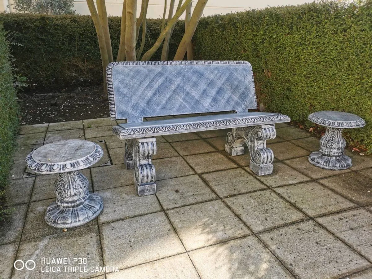 Solid Concrete Garden Furniture - Image 3