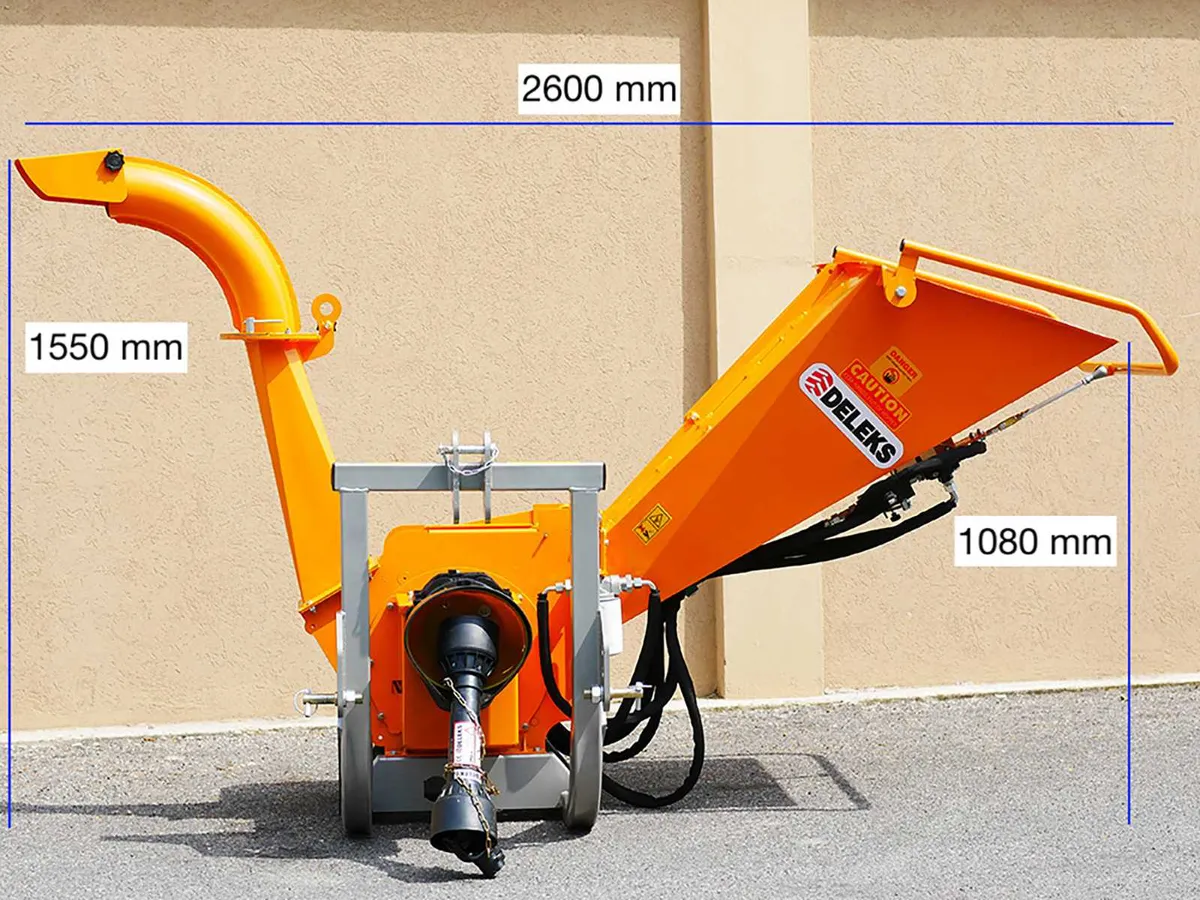 Tractor mounted Bio Shredder with Hydraulic Feed - Image 4