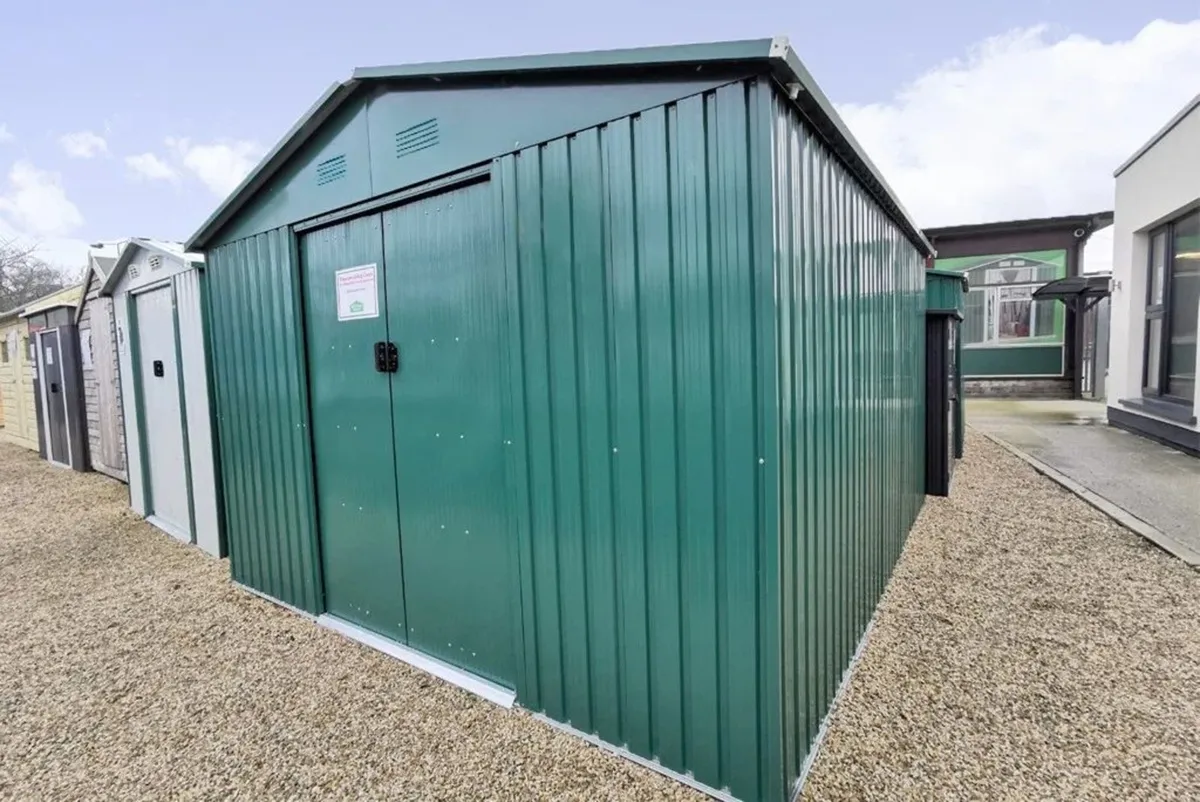 10ft x 12ft 'The Colossus' Steel Garden Shed - Image 2