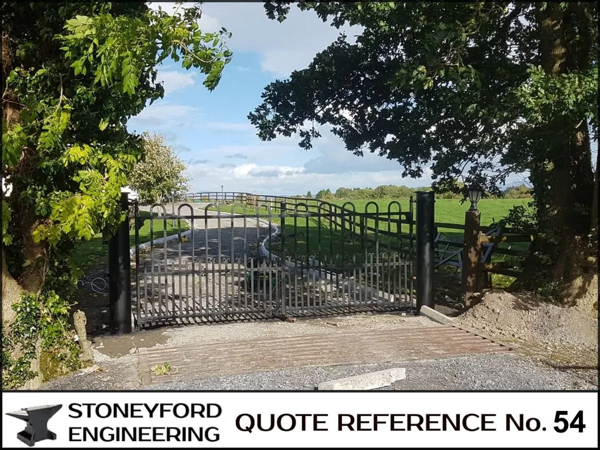 Traditional riveted entrance gates - Image 1