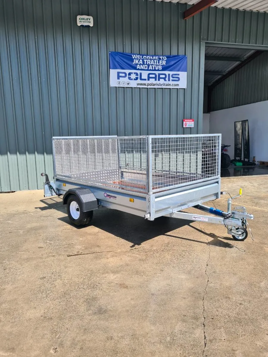 NEW INDESPENSION 8X5 SINGLE AXLE TRAILER