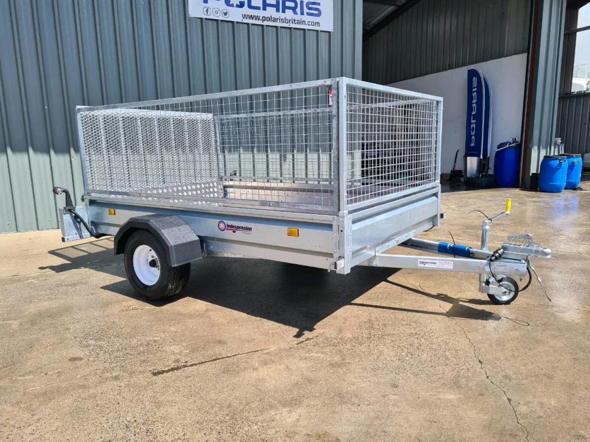 NEW INDESPENSION 8X5 SINGLE AXLE TRAILER - Image 3