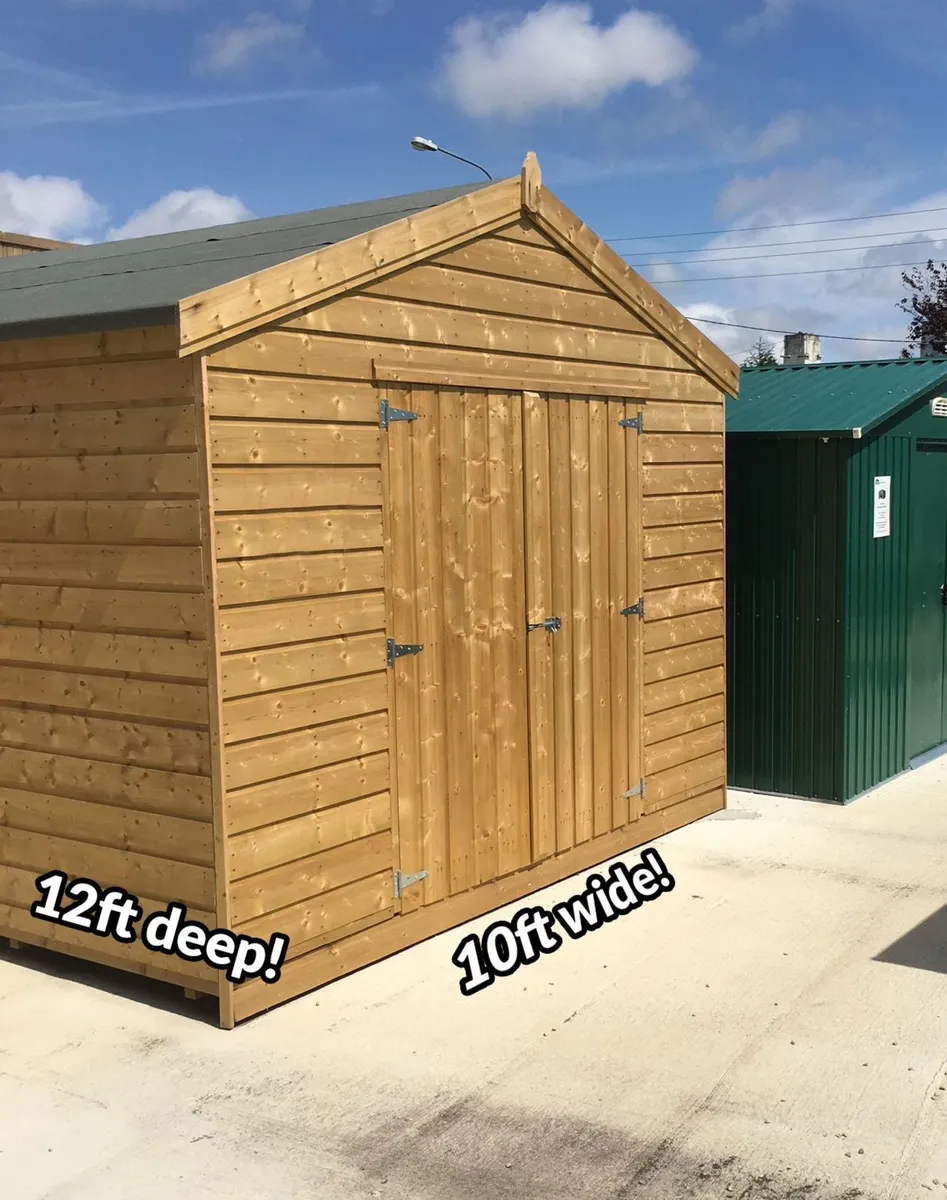 12ft x 10ft Wooden Garden Shed
