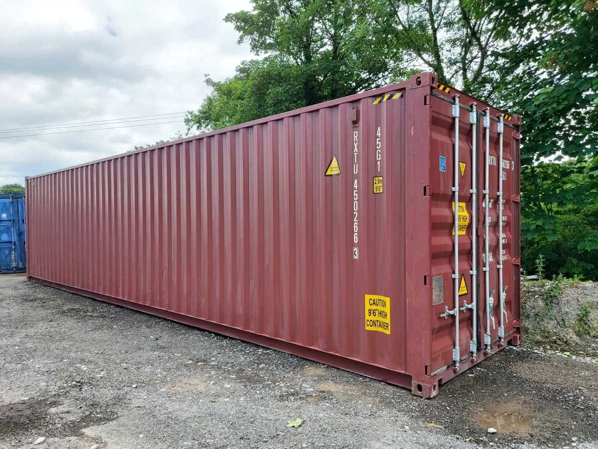 40 ft Container for storage  used once