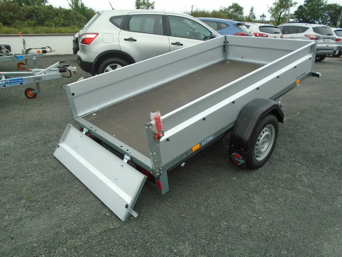 Single  & Twin axle tipping trailers 8ft 3" x 4ft3 - Image 4