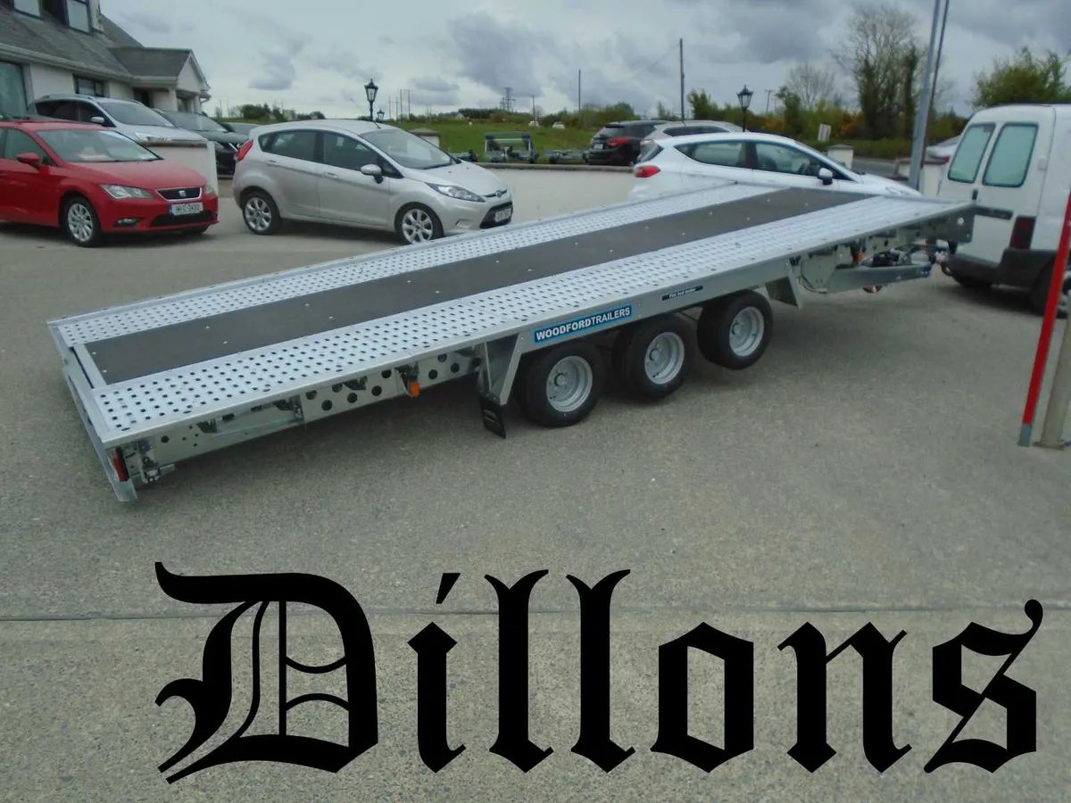 Woodford Flat Bed Trailers from 12  up to 20 ft  l - Image 1