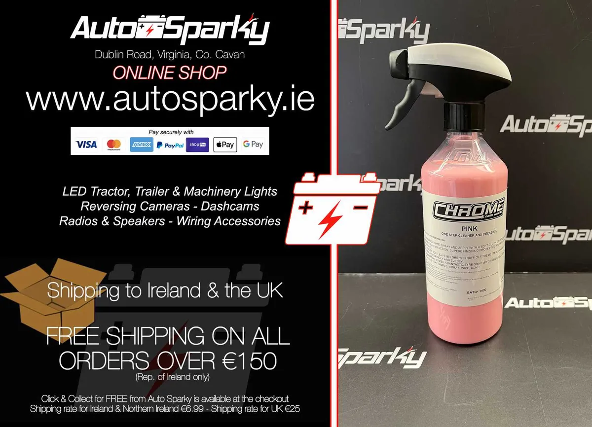 Chrome Cleaning Products www.autosparky.ie - Image 1