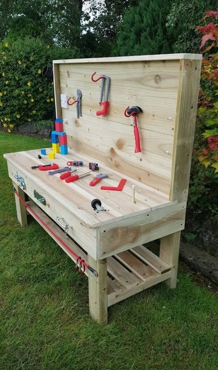 Kids Work Play Bench - Image 3