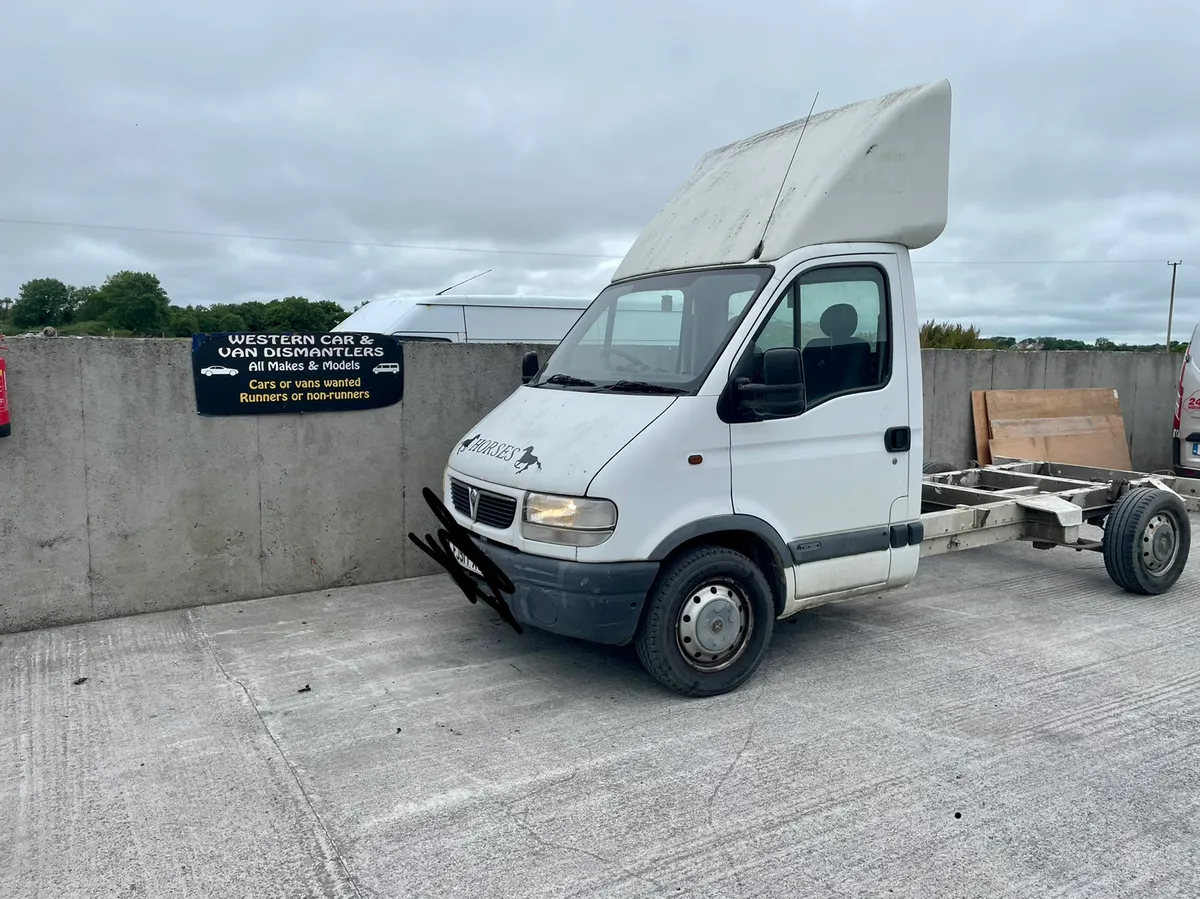 2002 opel movano 2,2 diesel for parts