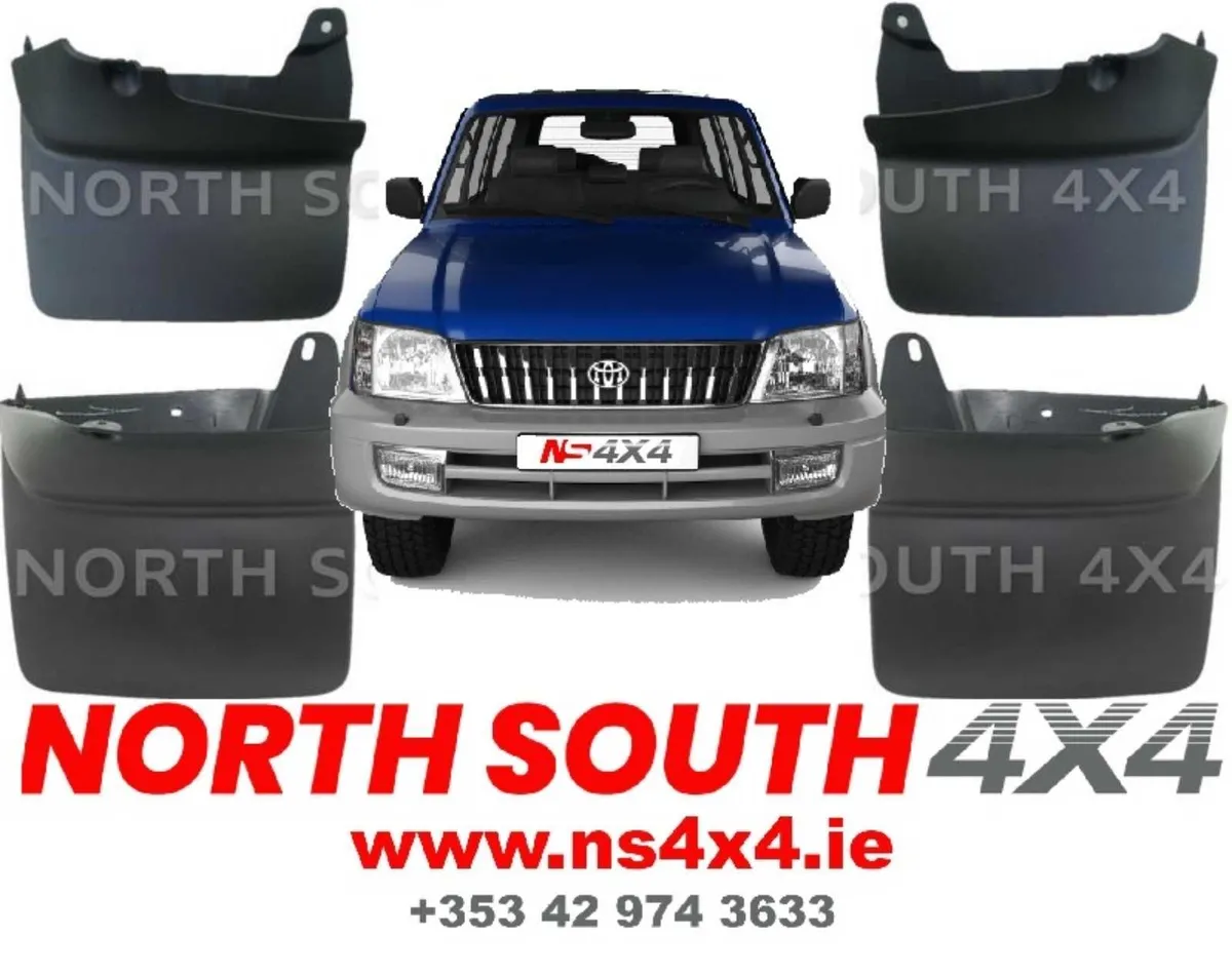 Toyota landcruiser mudflap set//all spares - Image 1