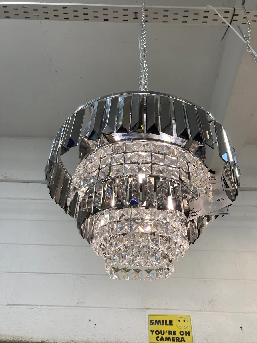 Quality new sparkly chandelier @ CJM - Image 1