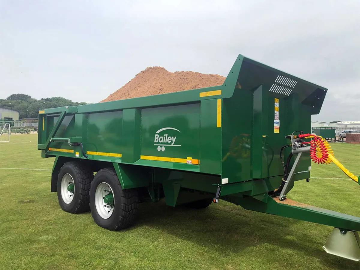 NEW Bailey Dump Trailers. full range available.