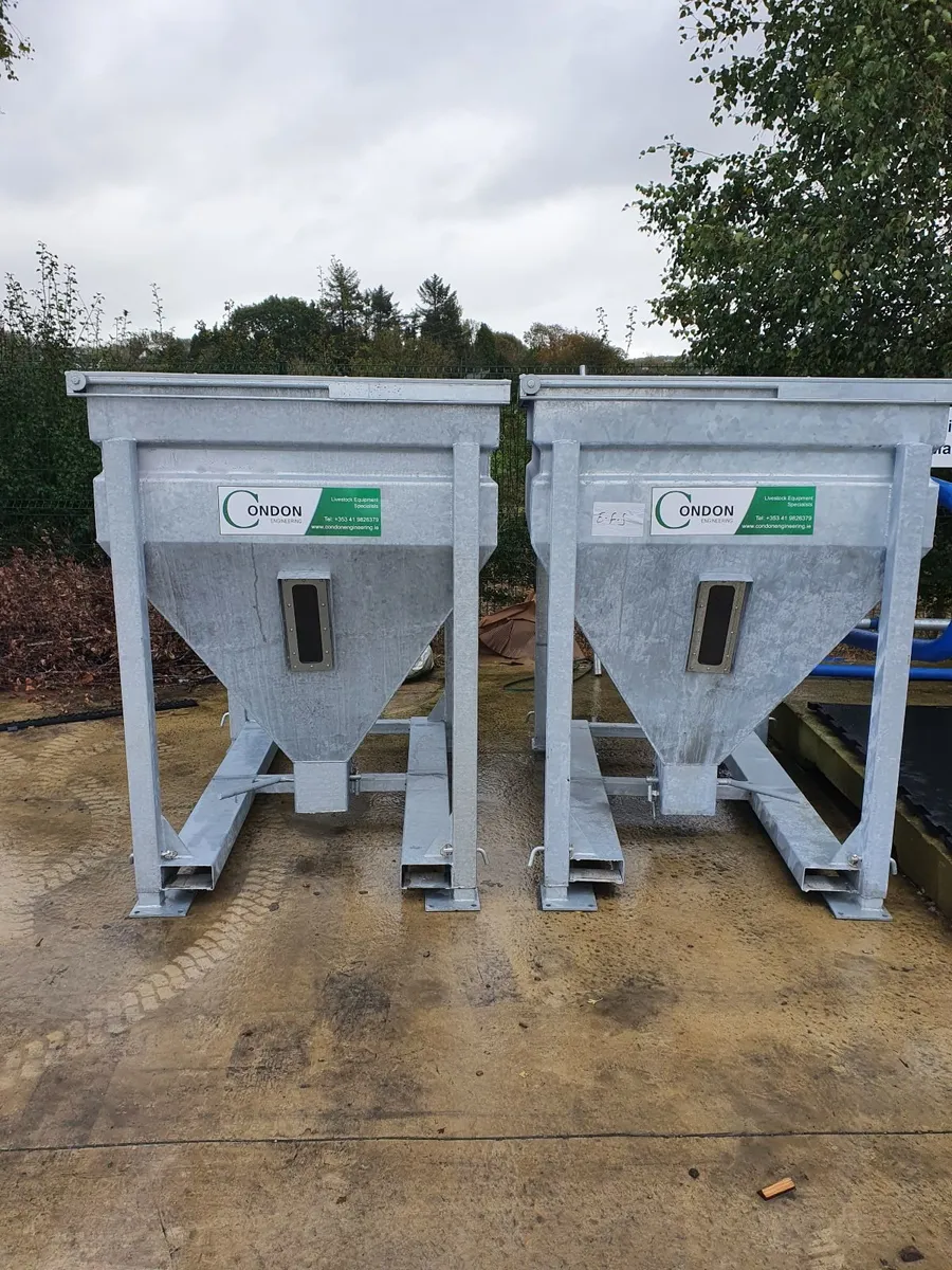 1 and 2Ton Meal bins Instock. for sale in Co. Wexford for €2,150 on DoneDeal