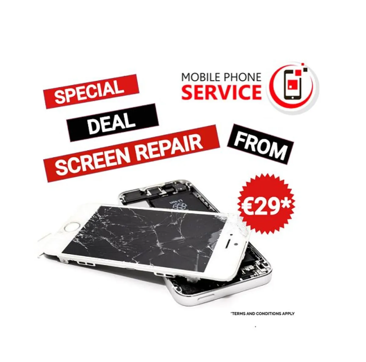 iPhone Mobile Phone Screen Replacement Service - Image 1