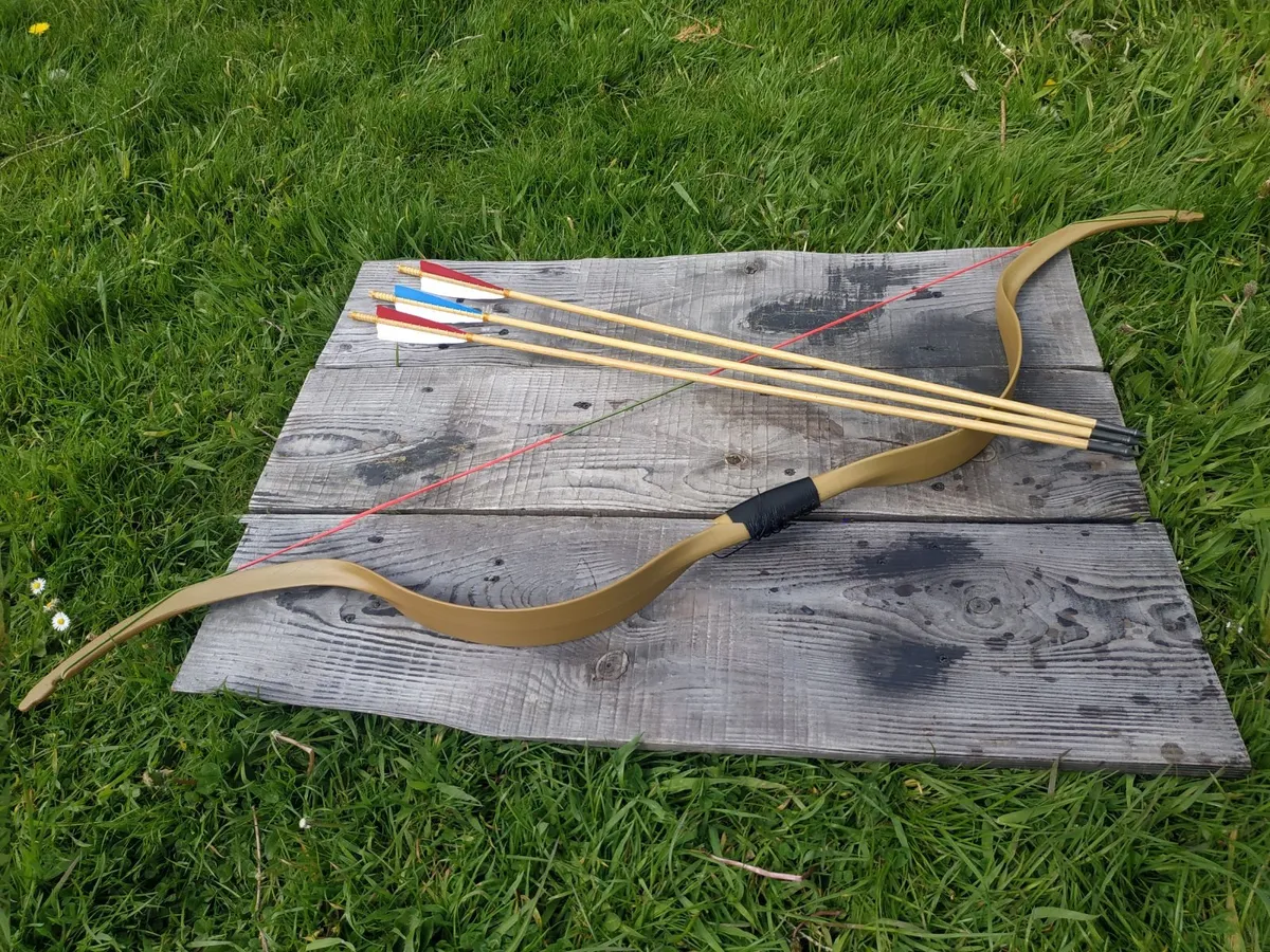 Archery Bow, Recurve 49" Horsebow, 18-24 LBS bonus - Image 4