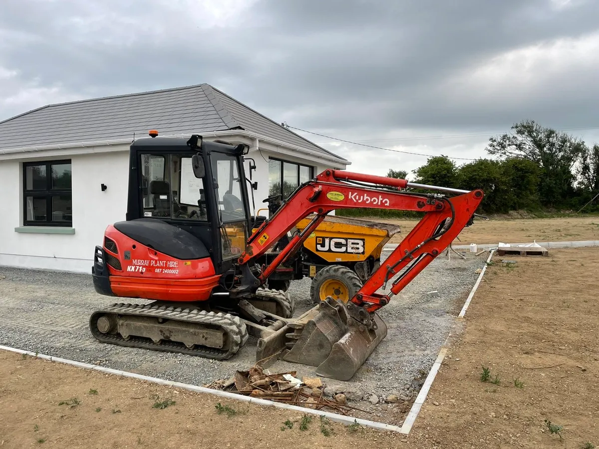 SELF DRIVE HIRE 1-20 TONNE DIGGERS 1-9TONNE DUMPER - Image 2