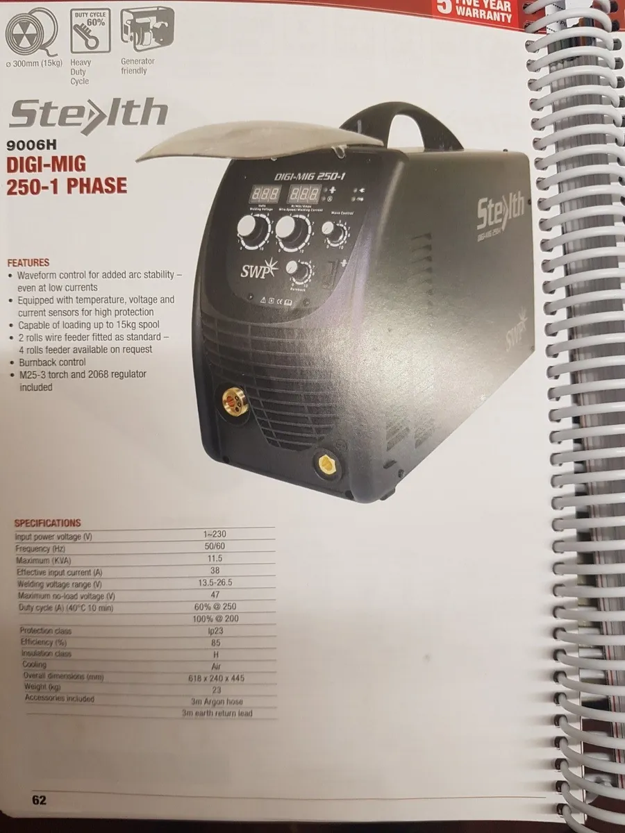 250amp. Mig inverter.+RENT FREE GAS - Image 1