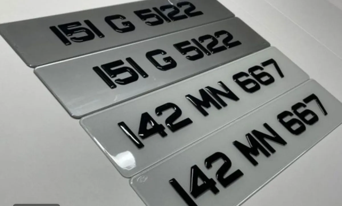 Gel , German , Jap , metal number plates