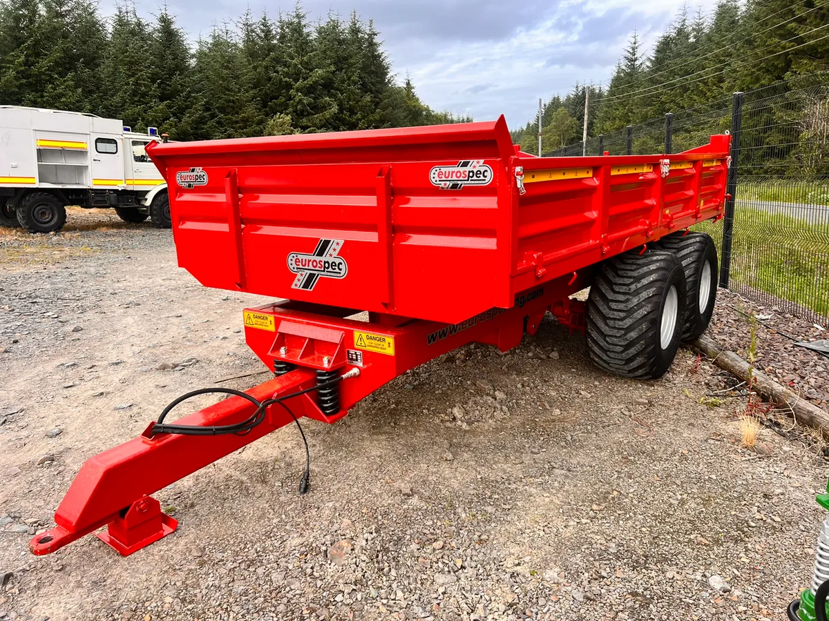 Eurospec Tipping Trailer- Finance Options - Image 4