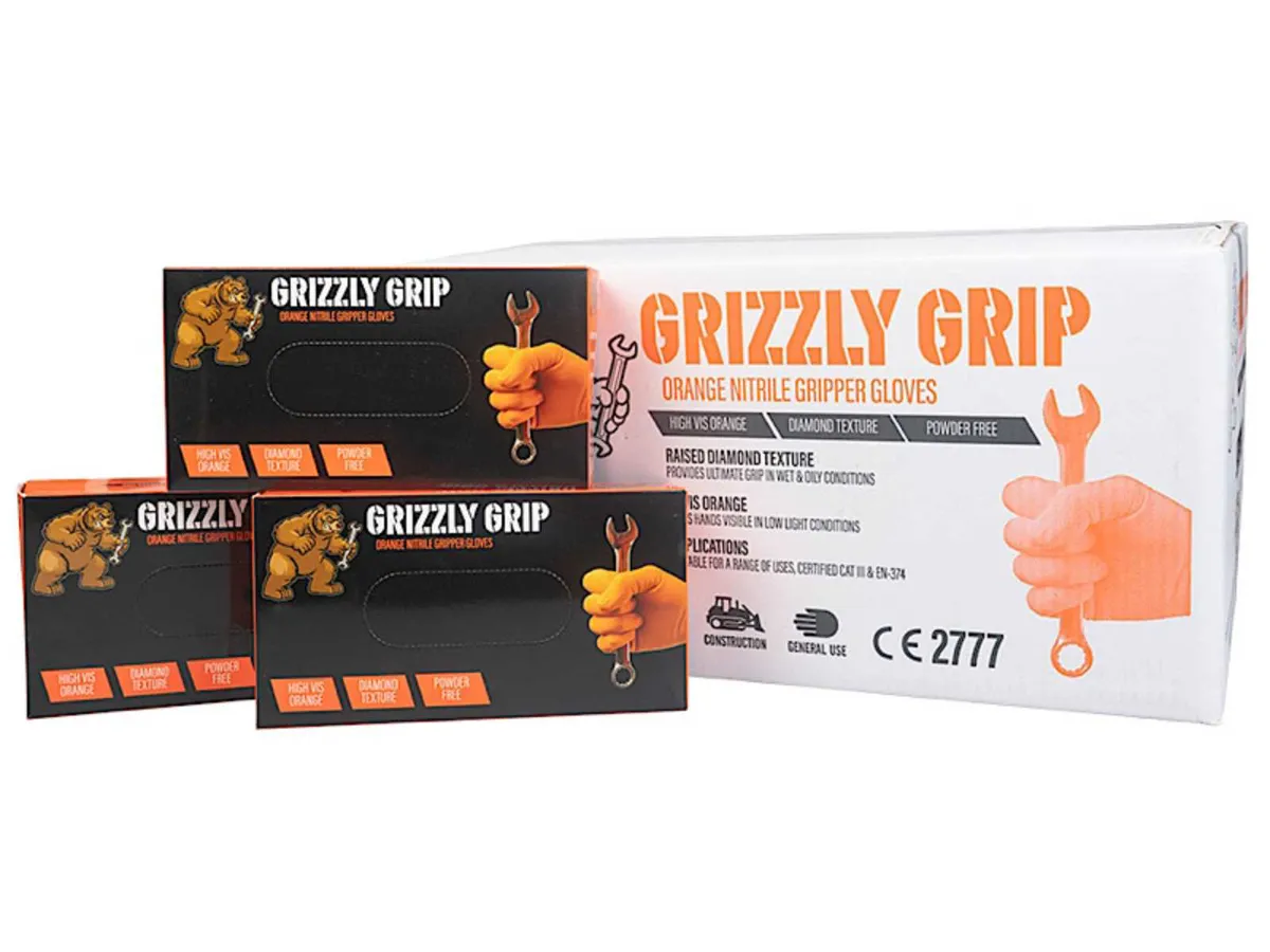 Grizzly Grip Nitrile Gloves....Free Delivery - Image 3