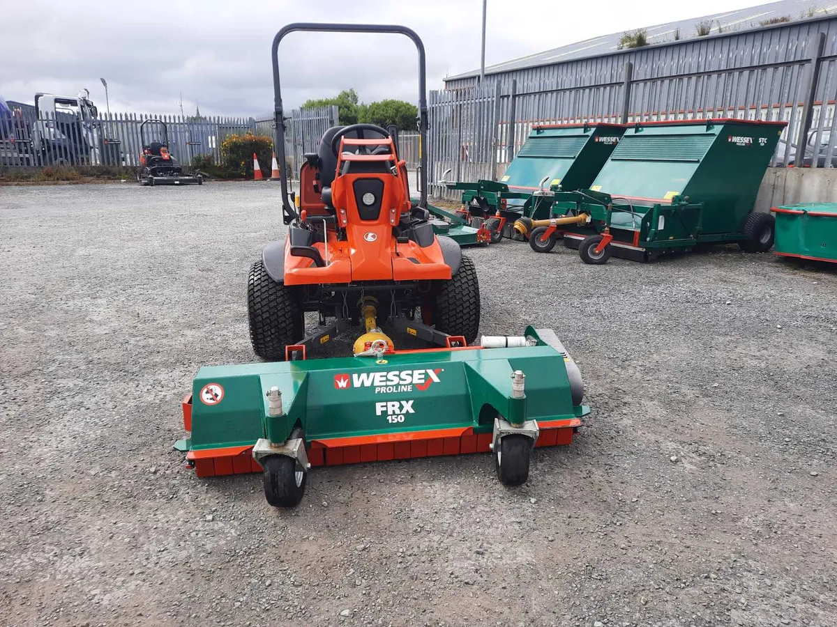 New Kubota F391 cw flail head & 60 inch rd deck - Image 3