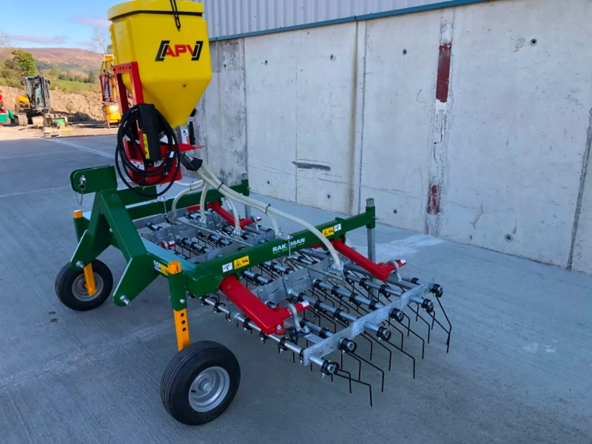 Rakeman 3000 3M Grass Harrow - Image 1