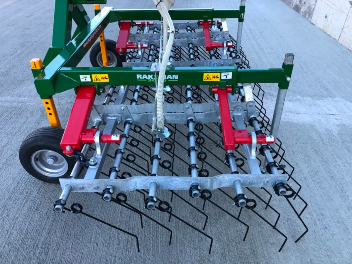Rakeman 3000 3M Grass Harrow - Image 3