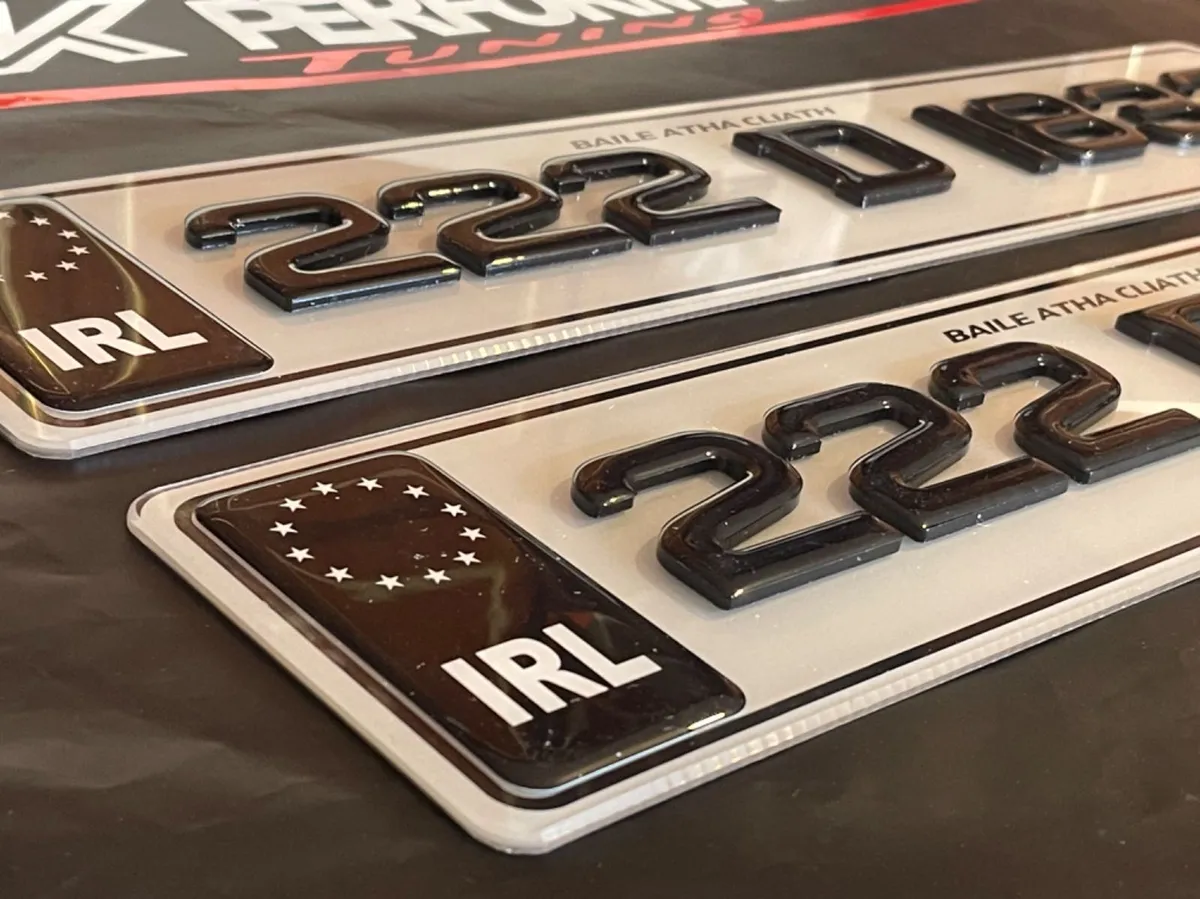 4D number plates gel tops - Image 1