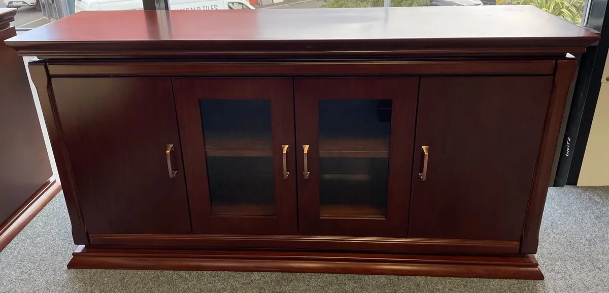 In Stock! Credenza Walnut Storage Units- Brand New - Image 4