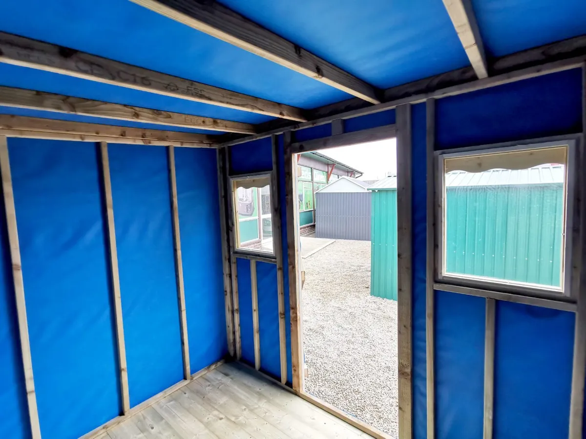 8ft x 6ft Wooden Cabin Shed - Image 3