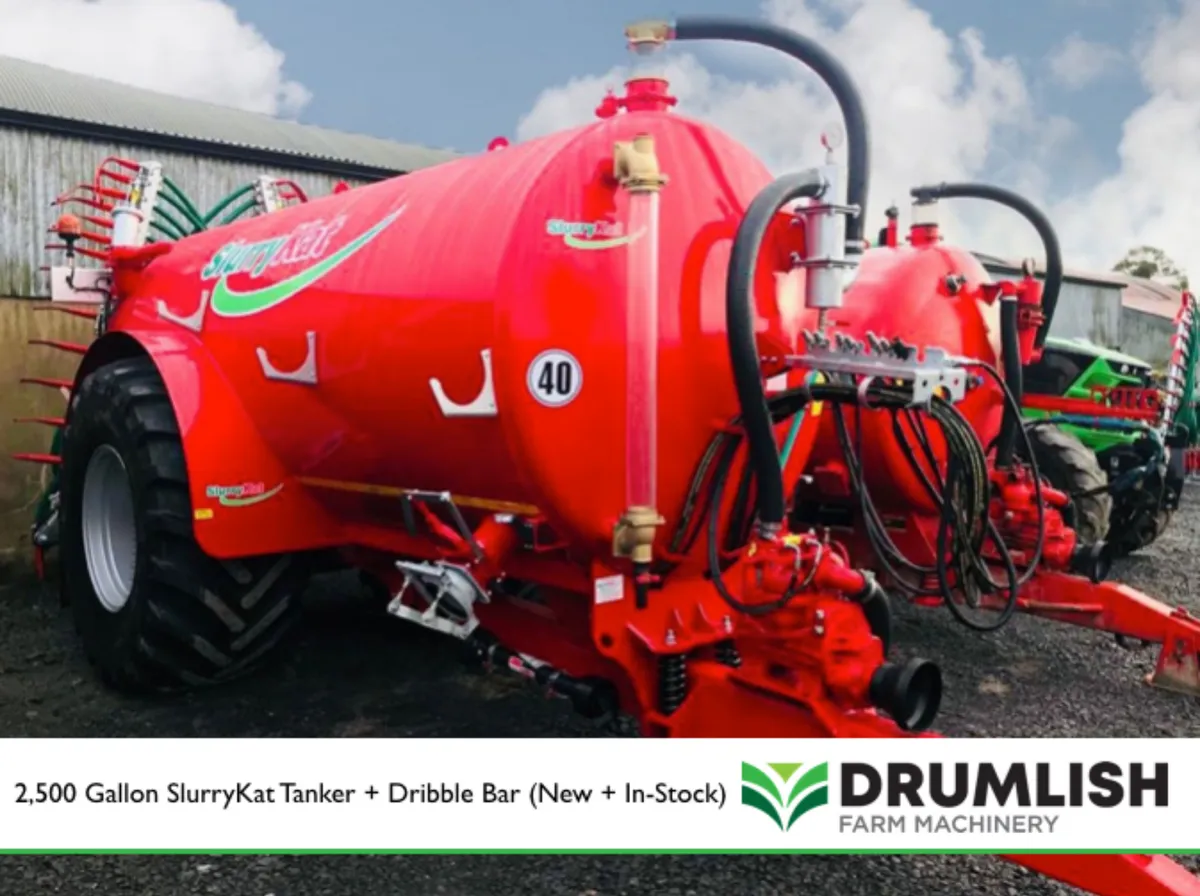 2250 Gallon SlurryKat Tank+ 9 Dribble Bar - Image 1