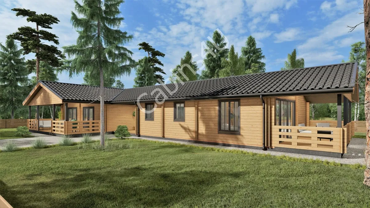 4 bedroom log cabin - Image 1