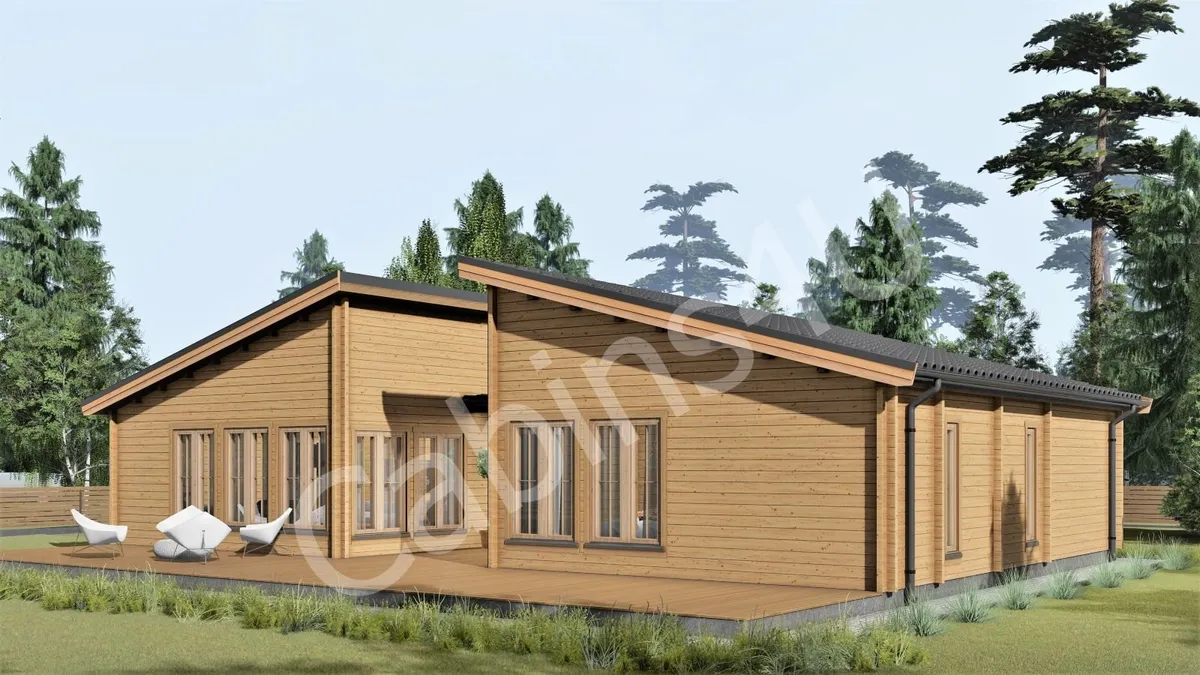 3 Bedroom log cabin