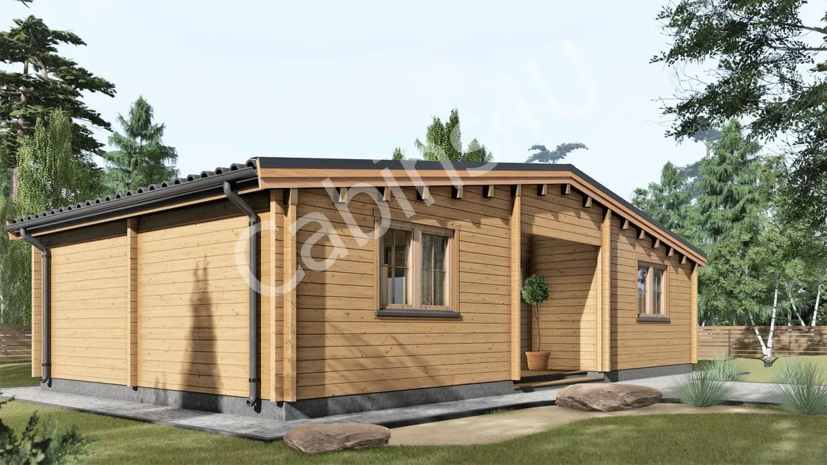 2 bedroom log cabin