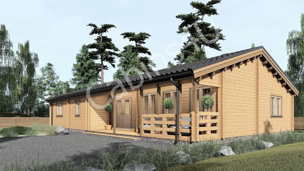 4 bedroom log cabin - Image 1