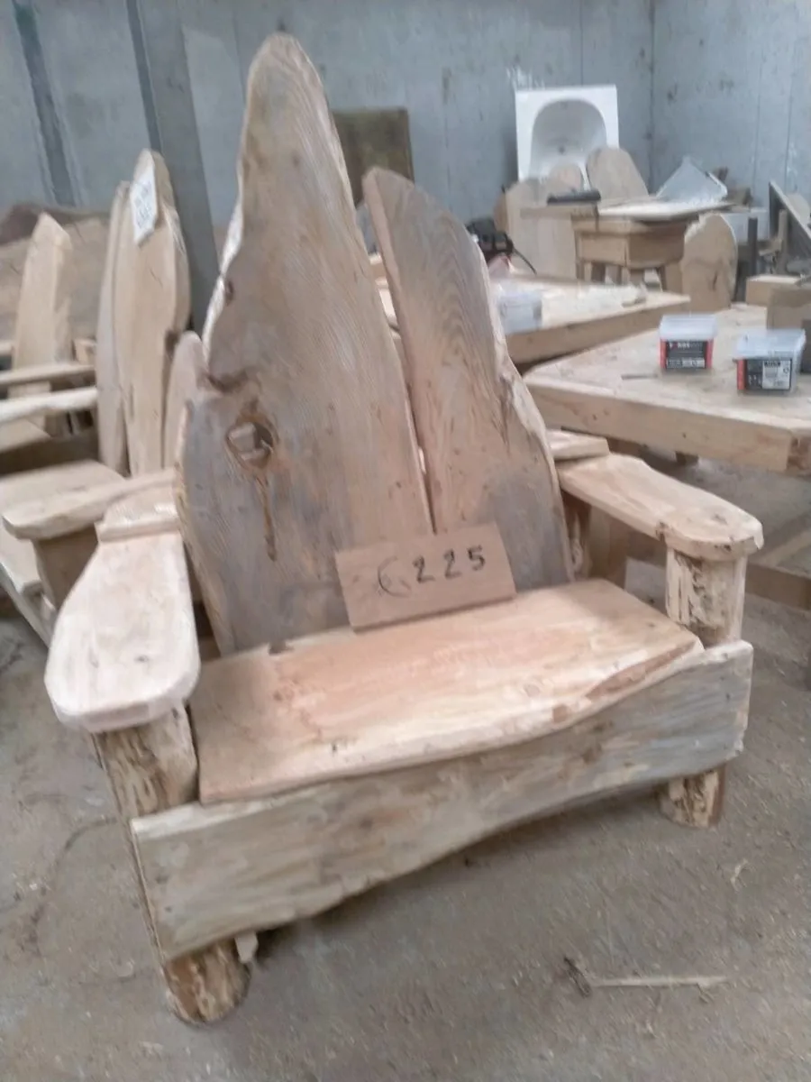 Garden  furniture.Rustic benches and seats - Image 3