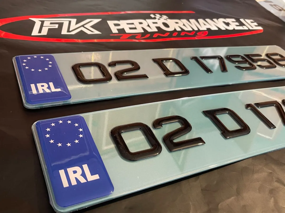 Ultimate gel number plates only €49 - Image 1