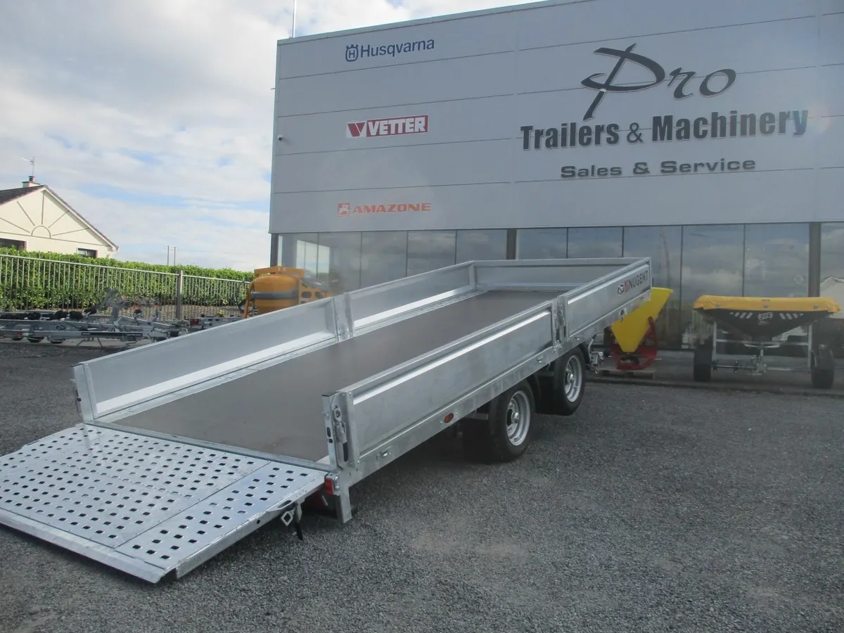 Nugent tilt transporter trailer car transporter - Image 1