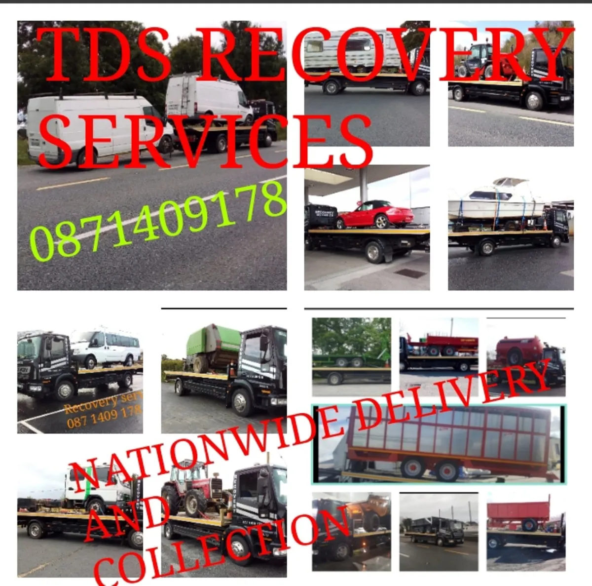 TDS Recovery and Transport services 087 1409 178