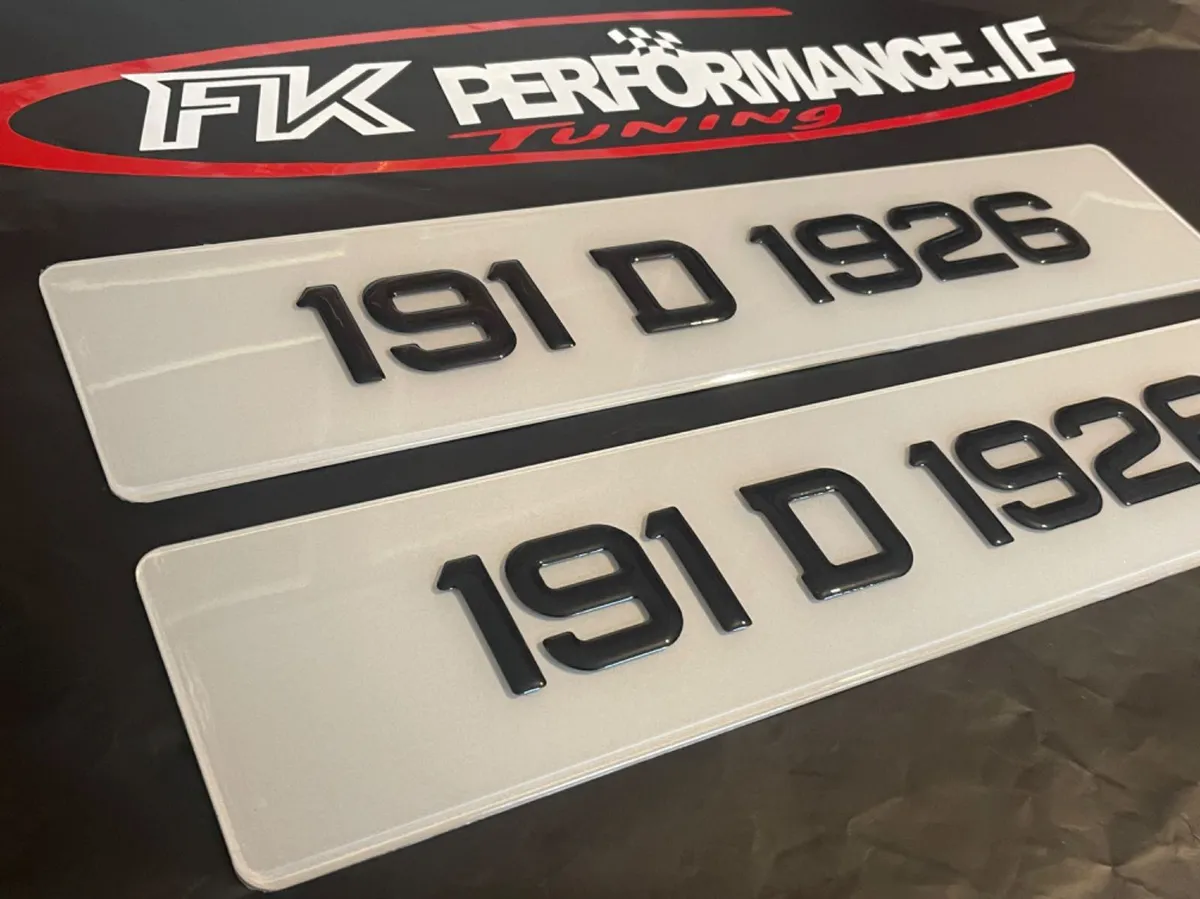 Ultimate gel number plates €49 pair - Image 1